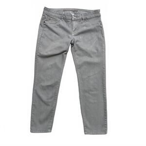 Brody Jeans Womens 28x25 Gray Skinny Stretch Denim Pants Casual Mid Rise